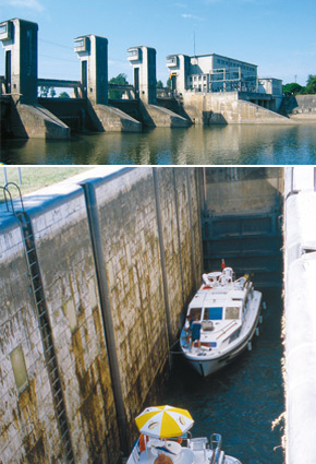 Le barrage et l’écluse